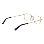 Guess Green Men Glasses Frame, green metal full-rim rectangle style with demo lenses, size 56-17-145, includes branded case.