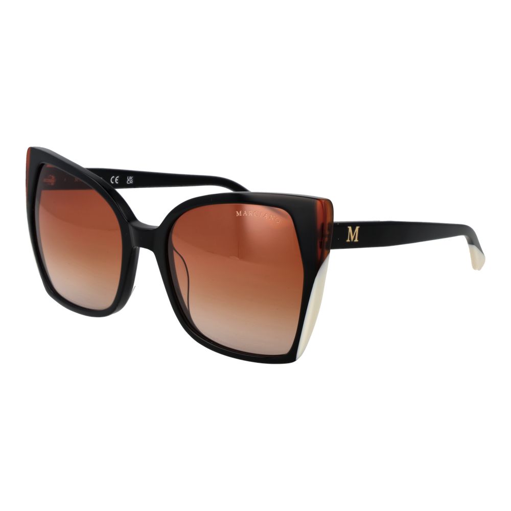 Marciano by Guess Black Acetate Sunglasses