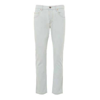 Gucci Blue Cotton Jeans Denim