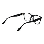BMW Black Men Glasses Frame in acetate with full-rim rectangular design and demo lenses, including branded case.