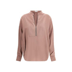 Brunello Cucinelli Silk Blouse BR-MB993EA101C4272-S