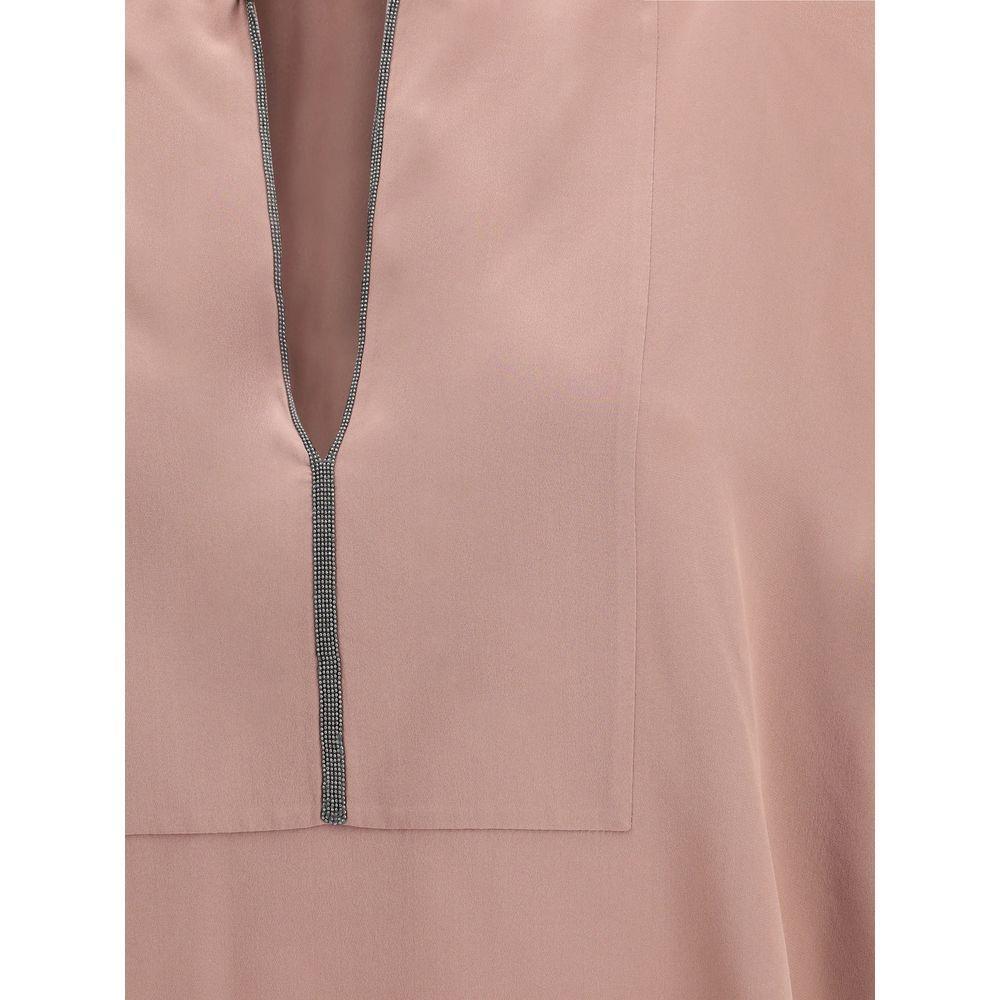 Brunello Cucinelli Silk Blouse BR-MB993EA101C4272-S