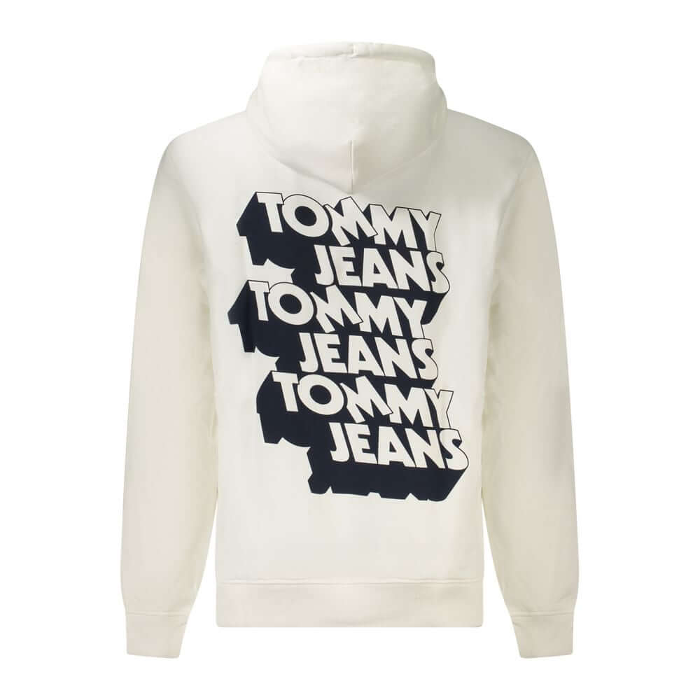 Tommy Hilfiger White Cotton Men Sweater