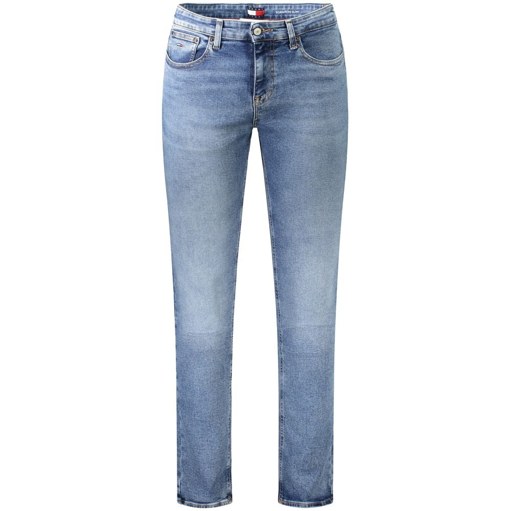 Tommy Hilfiger Blue Cotton Men's Slim Jeans