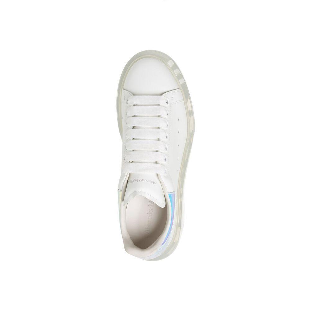 Alexander McQueen White Calfskin Chunky Sneakers