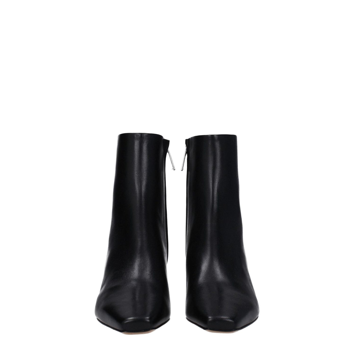 Off-White Black Leather Ankle Boots OF-8547450781961-EU38/US8