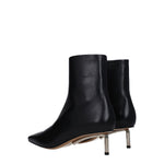 Off-White Black Leather Ankle Boots OF-8547450781961-EU38/US8