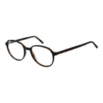 Andy Wolf Brown Unisex Glasses Frame full-rim acetate with demo lenses in panto style.