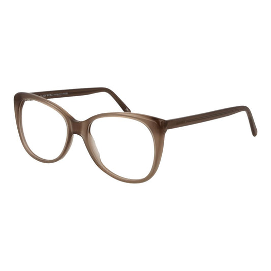 Andy Wolf Brown Unisex Glasses Frame full-rim acetate cat eye design for both men and women with demo lenses.