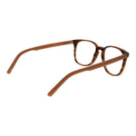 Andy Wolf Brown Unisex Glasses Frame in full-rim acetate with plastic lenses, size 52-17-145, shown in side view.