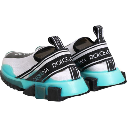 Dolce & Gabbana White Sorrento Slip On Low Top Sneakers Shoes