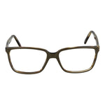 Andy Wolf Brown Unisex Glasses Frame in acetate with full-rim style, 55-15-145 size. Includes branded case, rectangle frame.