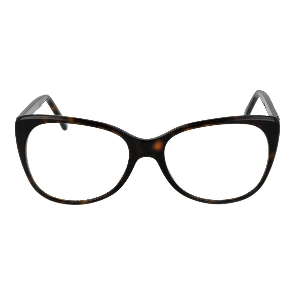 Andy Wolf Brown Unisex Glasses Frame, full-rim acetate cat eye style with demo lenses.