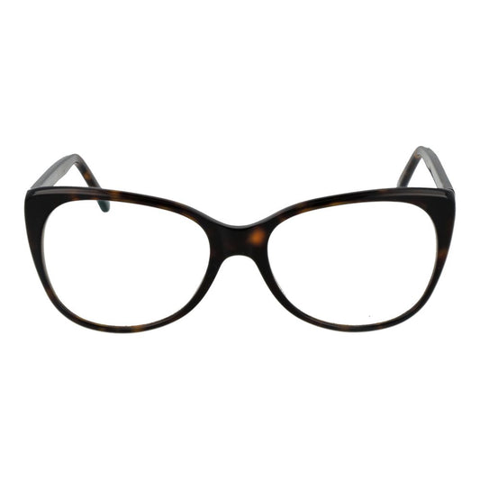 Andy Wolf Brown Unisex Glasses Frame, full-rim acetate cat eye style with demo lenses.
