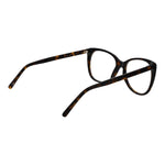 Andy Wolf Brown Unisex Glasses Frame with acetate full-rim cat-eye style, shown from the side