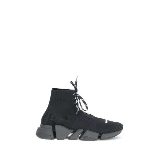 Balenciaga Black Polyester Athletic Sneakers