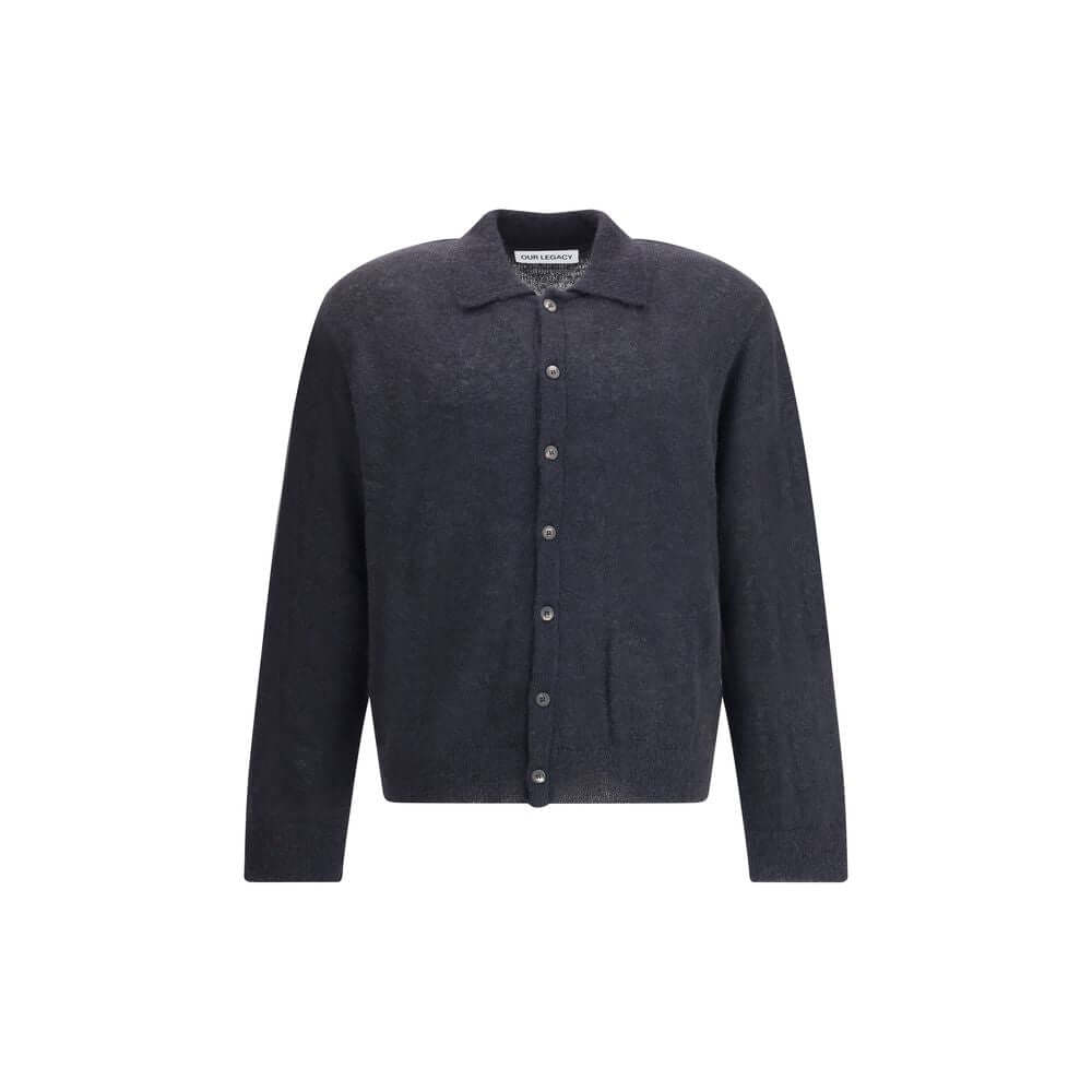 Our Legacy Alpaca Cardigan OU-M4213ECFSEBLACKFUZZY-IT50 | L