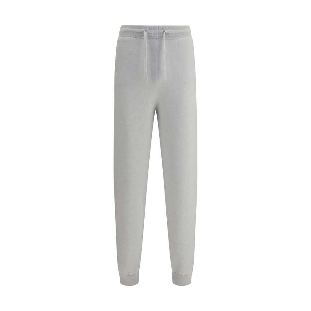 Kiton Gray Elastane Casual Pants