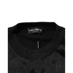 Dolce & Gabbana Black Polyester Pullover Sweatshirt Sweater TSH90588-52
