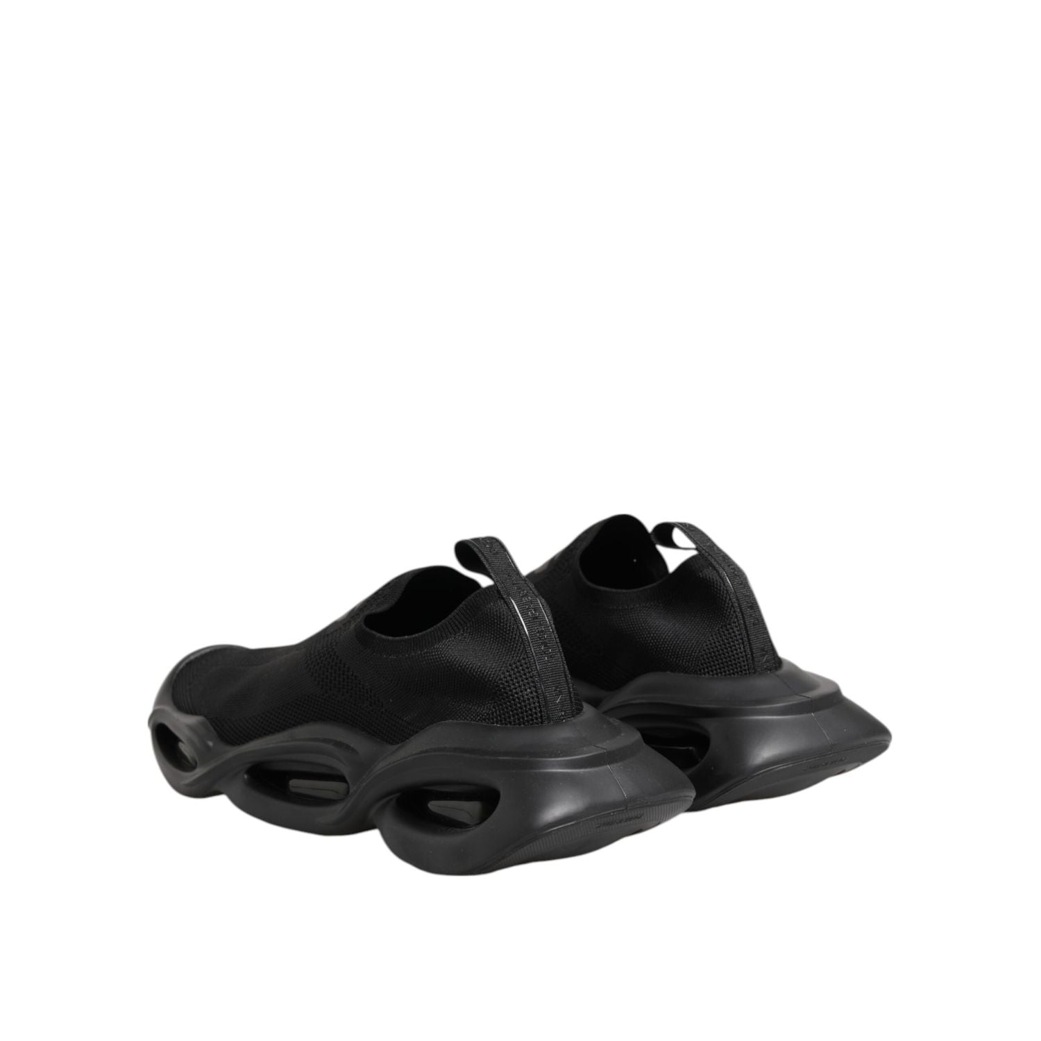 Dolce & Gabbana Black Slip On Wave Low Top Men Sneaker Shoes