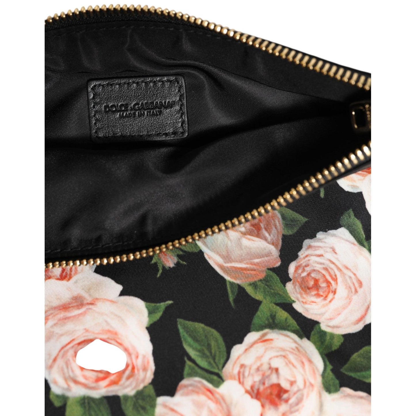 Dolce & Gabbana Multicolor Floral DG Plaque Clutch Women Pouch Borse Bag BAG4656