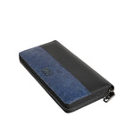 Dolce & Gabbana Black Blue Exotic Leather Men Continental Clutch Wallet BAG4696