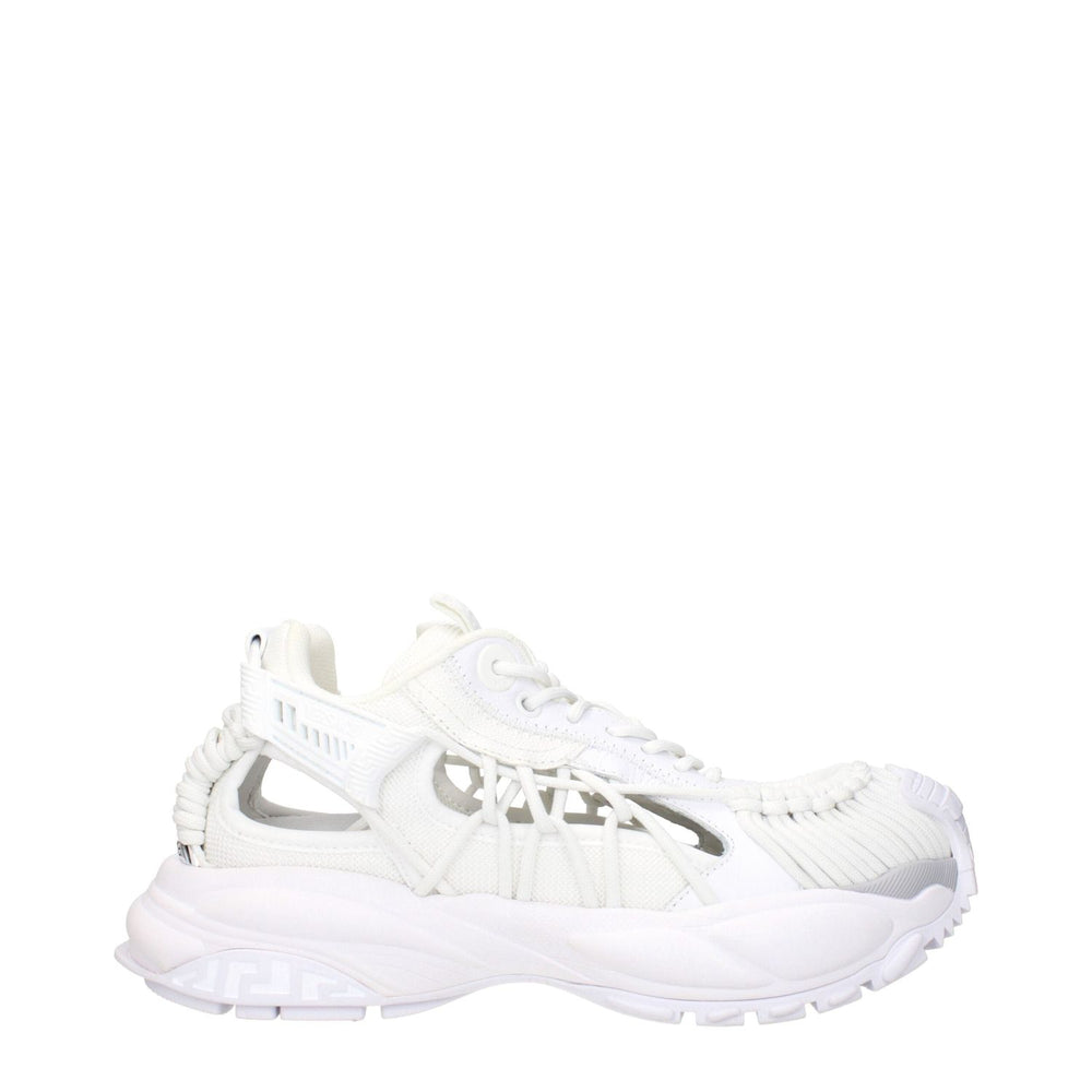Versace White Leather Low Tops VE-15247743549705-EU35/US5