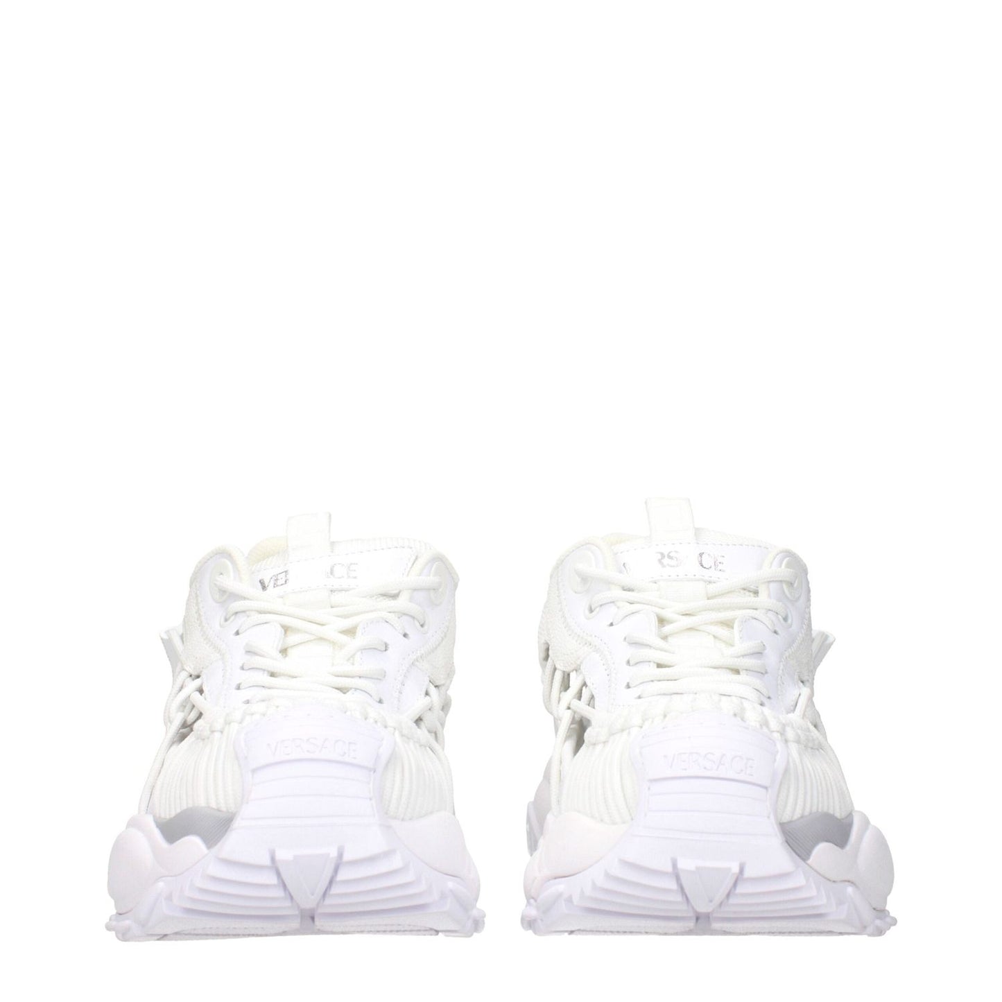 Versace White Leather Low Tops VE-15247743549705-EU35/US5