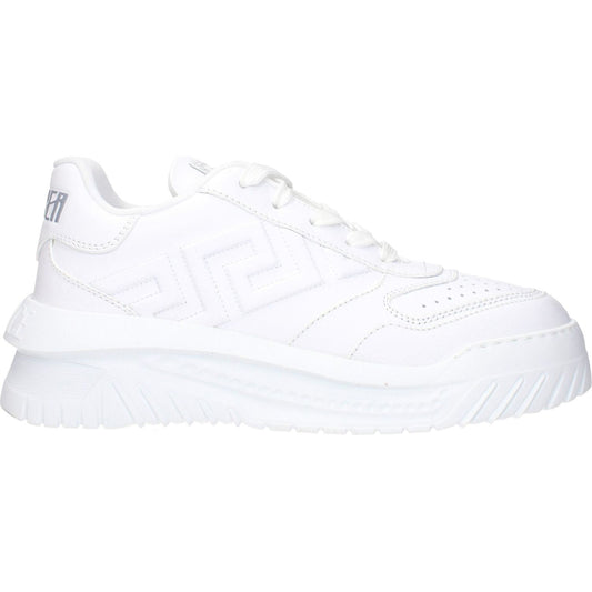 Versace White Leather Sneakers VE-15248494166281-EU 38 | US 5