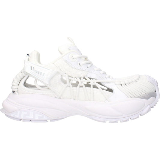 Versace White Leather Athletic Sneakers VE-15248521167113-EU39/US6