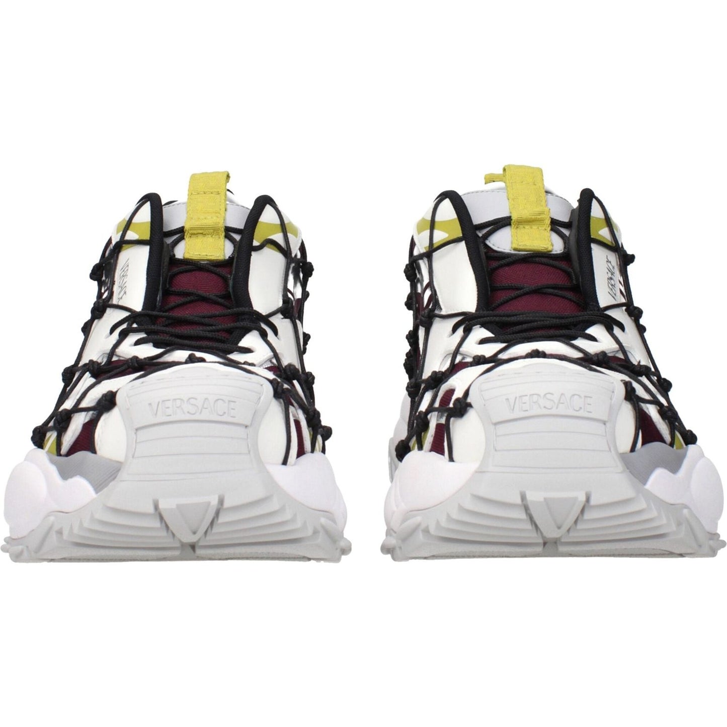 Versace Red Fabric Athletic Sneakers VE-15248534733065-EU43/US10