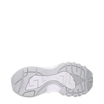Versace White Fabric Chunky Sneakers