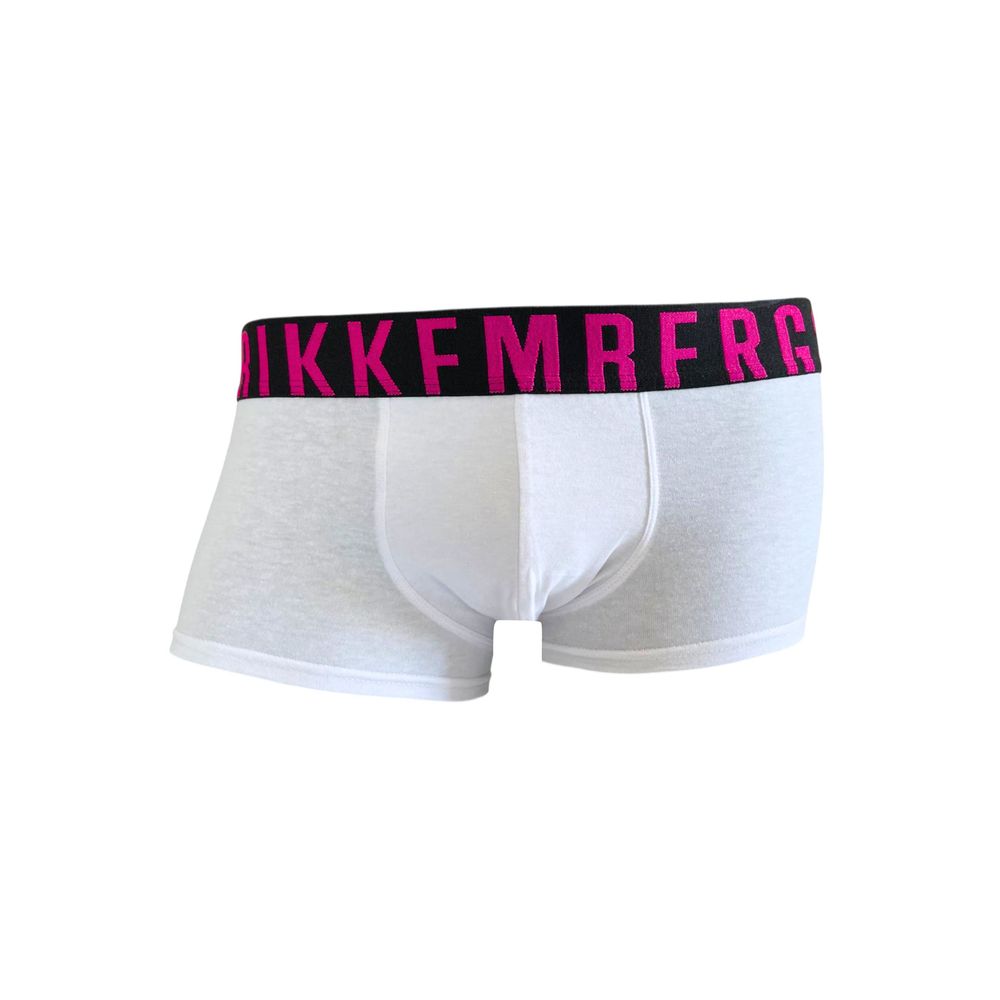 Bikkembergs White Polyester Boxer