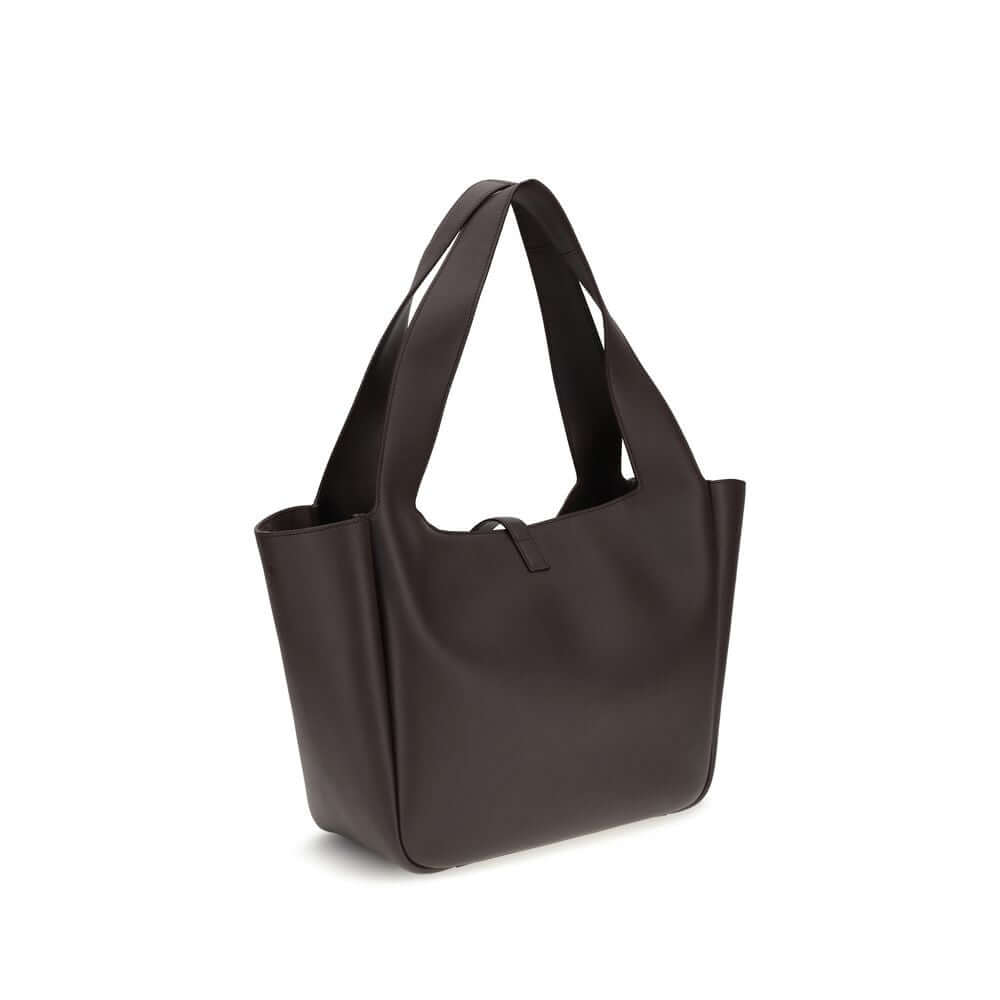 Saint Laurent Brown Lamb Ovis Aries Aries Shoulder Bag