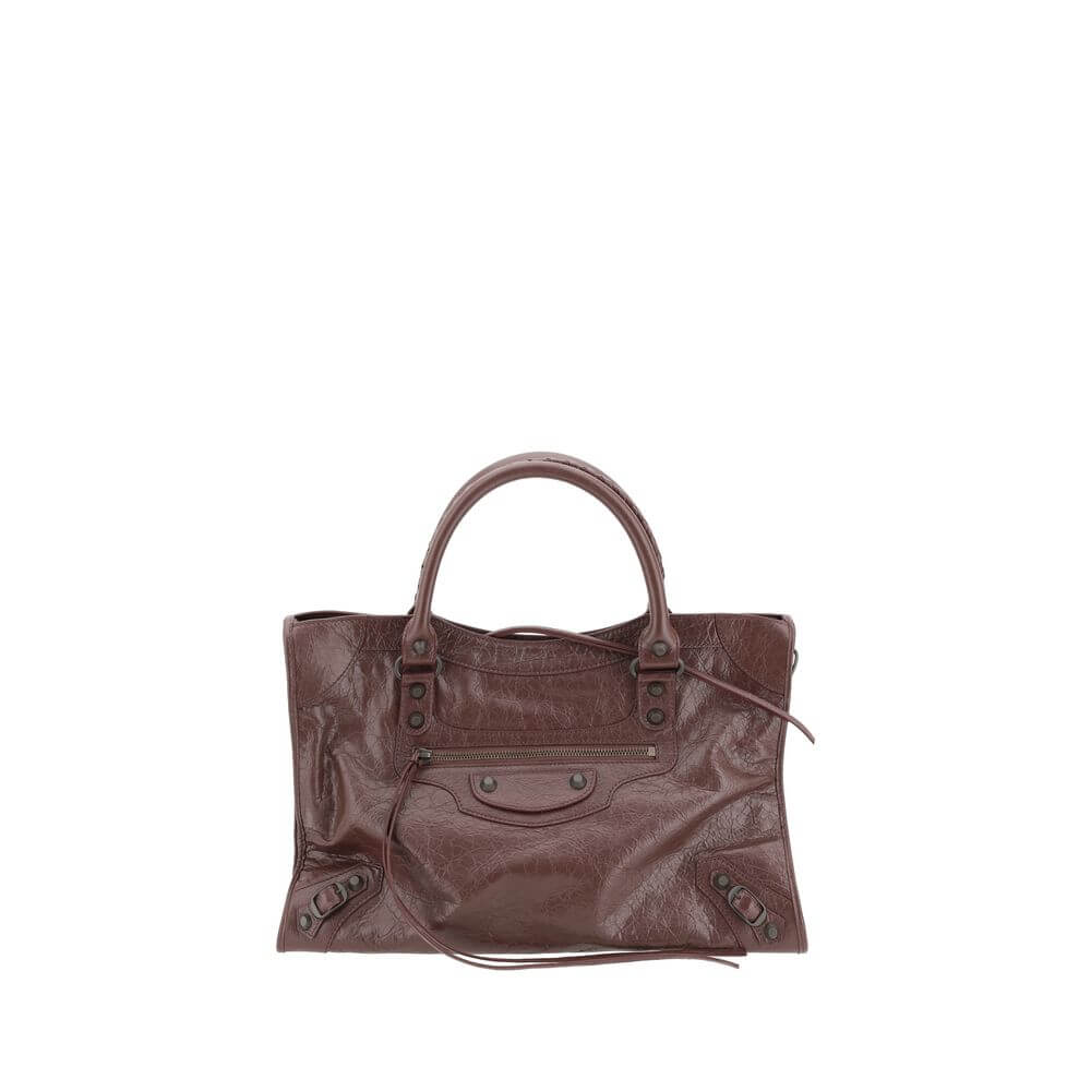 Balenciaga Brown Calf Leather Bos Taurus Shoulder Bag