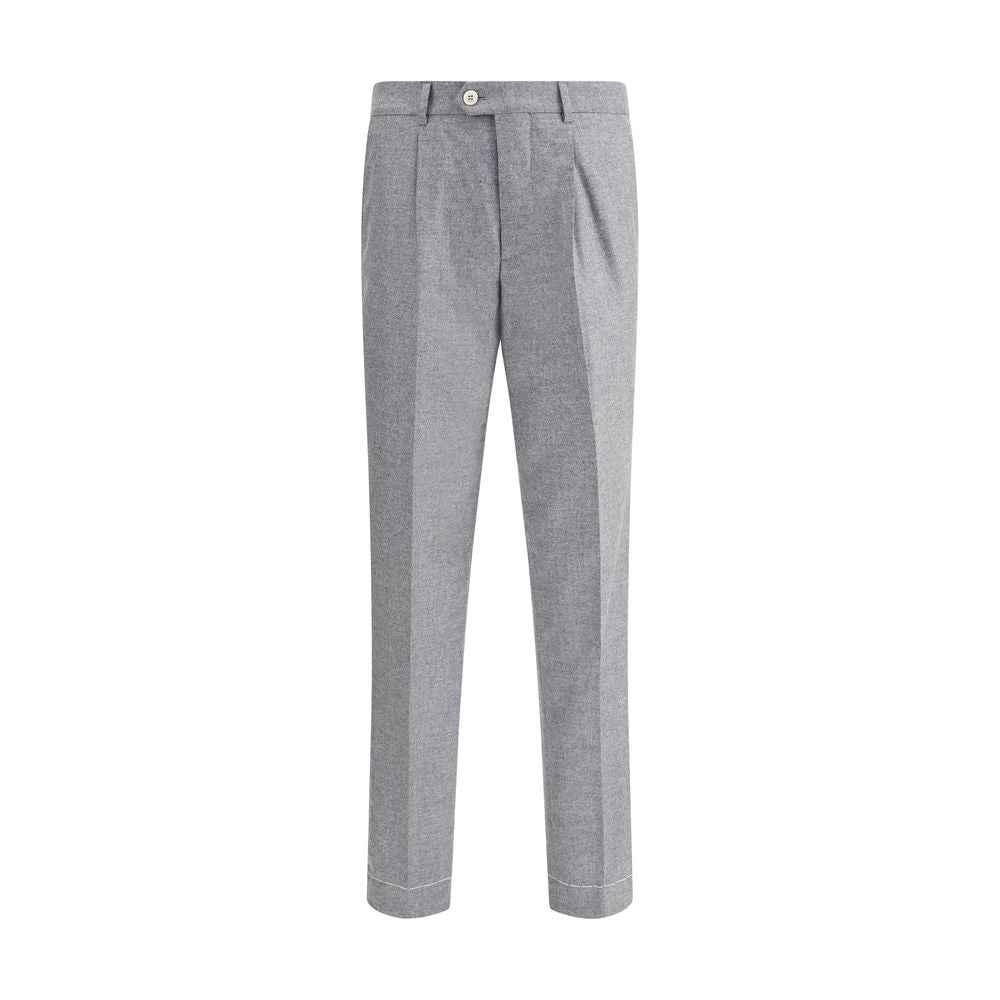 Brunello Cucinelli Gray Cashmere Casual Pants