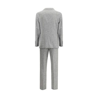 Brunello Cucinelli Gray Wool Two-Piece Suit
