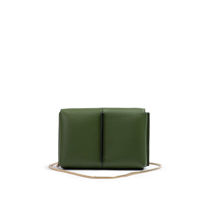 Giada Dark Green Leather Crossbody Bag