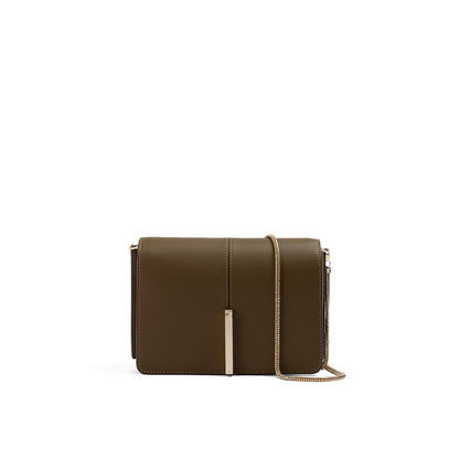 Giada Olive Green Leather Crossbody Bag