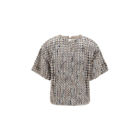 Brunello Cucinelli Short sleeve Sweater BR-MGSR24300COE63-S