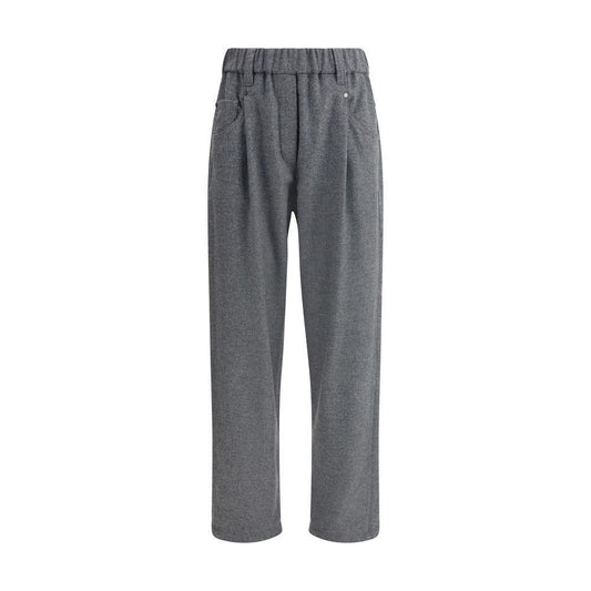 Brunello Cucinelli Wool Pants BR-MB162P8417C032-IT42 | L