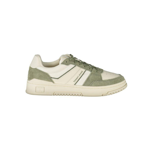 Tommy Hilfiger White Leather Men Sneaker TO-39400-EU40/US7