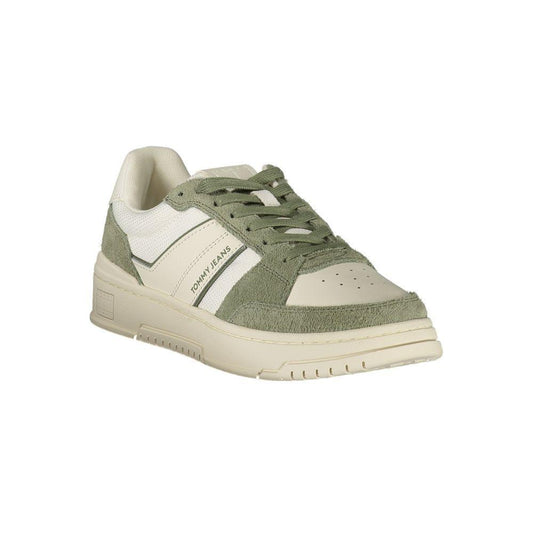 Tommy Hilfiger White Leather Men Sneaker TO-39400-EU40/US7