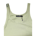 Dolce & Gabbana Light Green Tank Sleeveless Men Men T-shirt TSH91065-XL