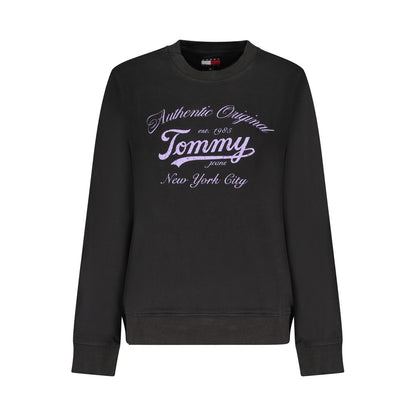 Tommy Hilfiger Black Cotton Women Sweater