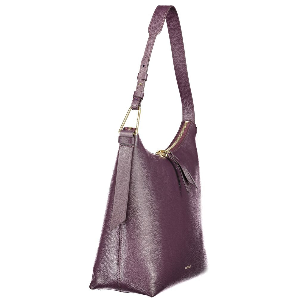 Coccinelle Purple Leather Women Handbag