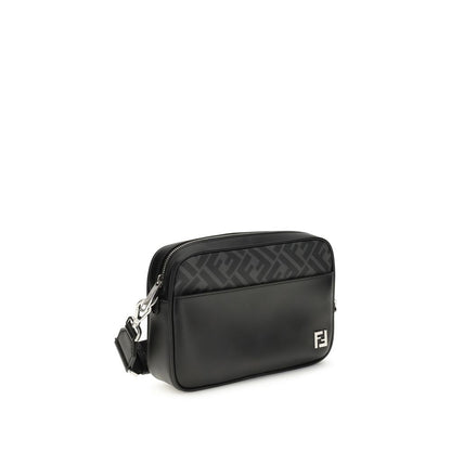 Fendi Black Leather Shoulder Bag
