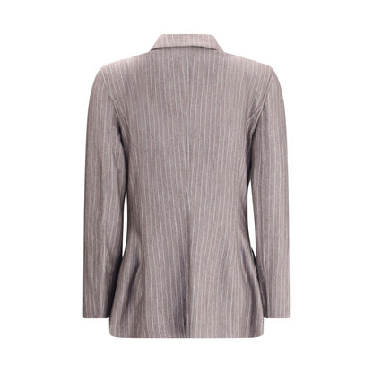 Giorgio Armani Brown Cashmere Blazer