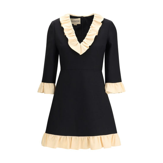 Valentino Wool and silk short Dress VA-7B3VADY01CFTB1-IT42 | L