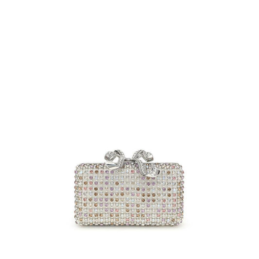 Self-Portrait Multicrystal Clutch Bag SEAW25305MUMULTIBB